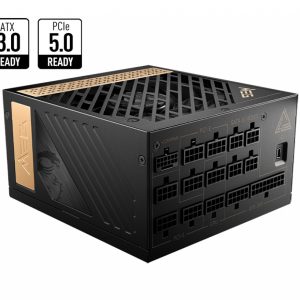 MSI MEG AI1300P PCIE5 unidad de fuente de alimentación 1300 W 24-pines ATX ATX Negro