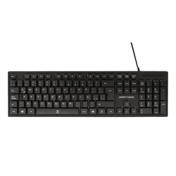 Perfect Choice PC-201717 teclado Ratón incluido Universal USB QWERTY Negro - Imagen 2