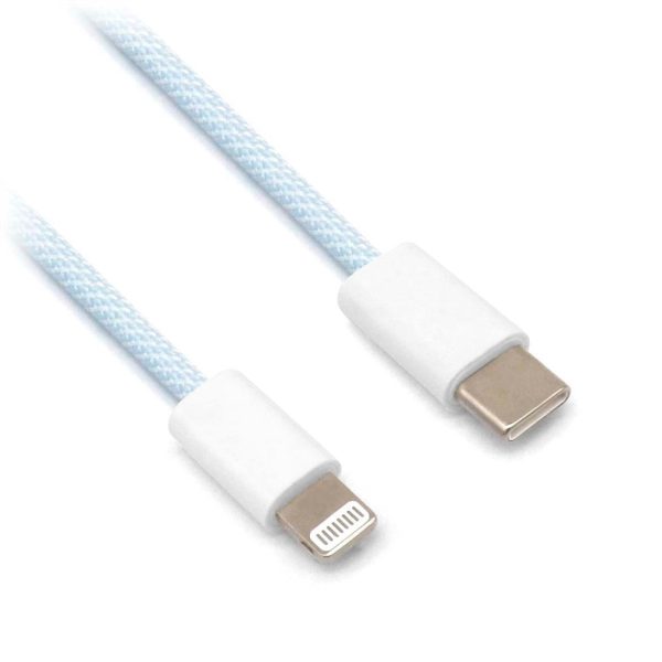 BRobotix 6001523 cable Lightning 1 m Azul, Blanco - Imagen 2