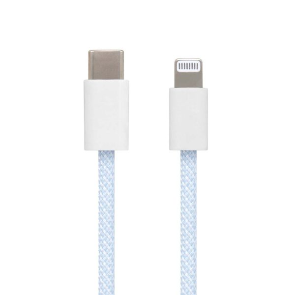 BRobotix 6001523 cable Lightning 1 m Azul, Blanco - Imagen 3