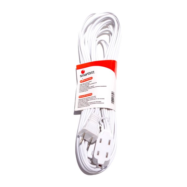Smartbitt SBEC-DOM05M extensión de corriente 5 m 3 salidas AC Interior Blanco - Imagen 2