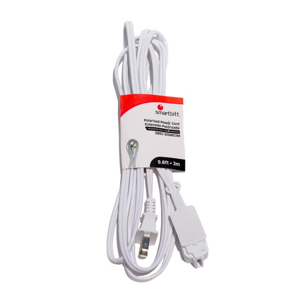 Smartbitt SBEC-DOM03M extensión de corriente 3 m 3 salidas AC Interior Blanco - Imagen 2