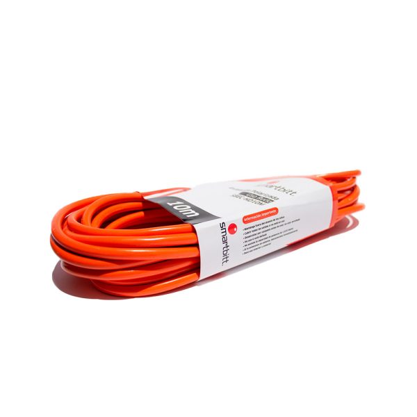 Smartbitt SBEC-HD10M extensión de corriente 10 m 3 salidas AC Interior Naranja - Imagen 3