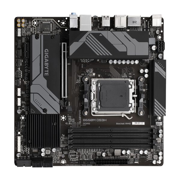 GIGABYTE B650M DS3H placa base AMD B650 Enchufe AM5 Micro ATX - Imagen 3