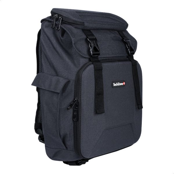 TechZone TZ21LBP13-B mochila Negro Nylon, Poliéster - Imagen 2