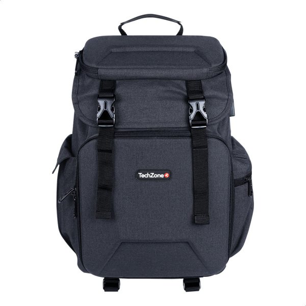 TechZone TZ21LBP13-B mochila Negro Nylon, Poliéster - Imagen 3