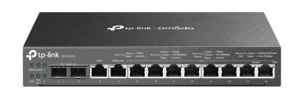 TP-Link Omada ER7212PC enrutador Gigabit Ethernet Negro - Imagen 4