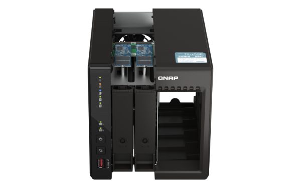 QNAP TS-253E NAS Tower Intel® Celeron® J6412 8 GB 0 TB QNAP Turbo System Negro - Imagen 3