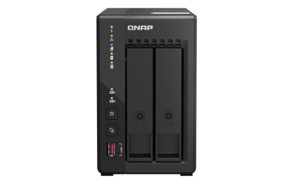 QNAP TS-253E NAS Tower Intel® Celeron® J6412 8 GB 0 TB QNAP Turbo System Negro - Imagen 2