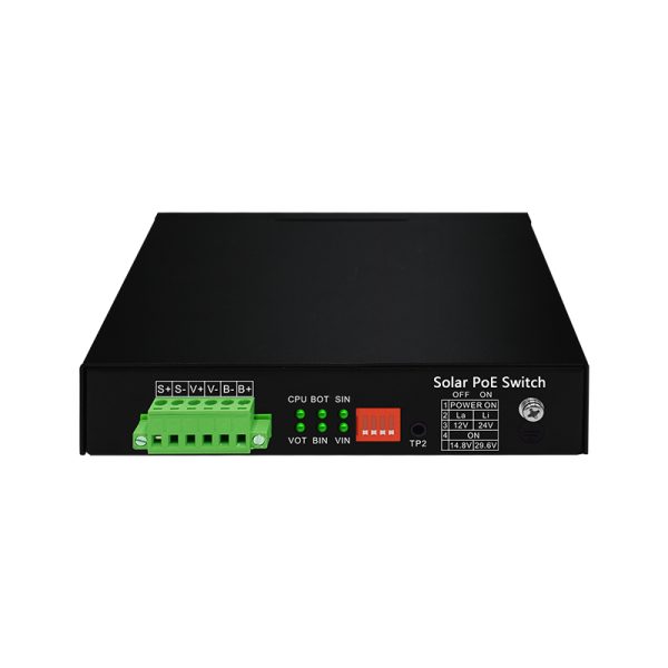 Wi-Tek WI-PS306GF-UPS-15A dispositivo de redes No administrado Gigabit Ethernet (10/100/1000) Energía sobre Ethernet (PoE) Negro, Naranja - Imagen 4
