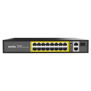 Netis System P116GH dispositivo de redes No administrado Fast Ethernet (10/100) Energía sobre Ethernet (PoE) Negro