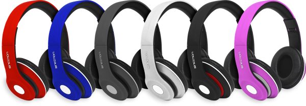 Necnon NBH-01 R audífono y auriculare Auriculares Inalámbrico Diadema Llamadas/Música Bluetooth Blanco - Imagen 2