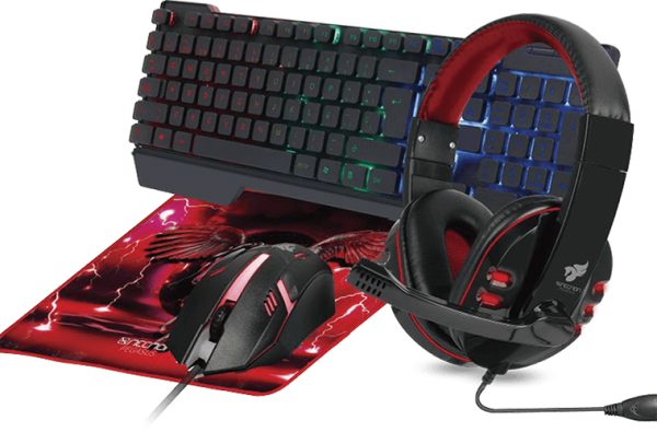 Necnon NGC-PEGASUS teclado Ratón incluido Juego USB Rojo