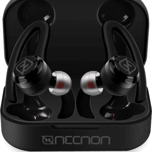 Necnon NTWS-SPORT Auriculares True Wireless Stereo (TWS) Gancho de oreja, Intra auditivo Deportes Bluetooth Negro