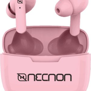 Necnon EARBUDS BLUETOOTH TWS 30MAH CON CAJA DE CARGA 200MAH INDICADOR LED ROSA - Audífonos True Wireless Stereo (TWS) Intra auditivo Deportes