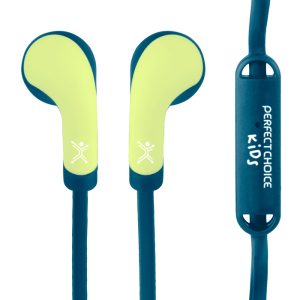 Perfect Choice PC-116509 audífono y auriculare Audífonos Alámbrico Intra auditivo Llamadas/Música Azul, Verde
