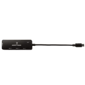 Perfect Choice PC-171652 base para laptop o replicador de puertos Alámbrico USB 3.2 Gen 1 (3.1 Gen 1) Type-C Negro