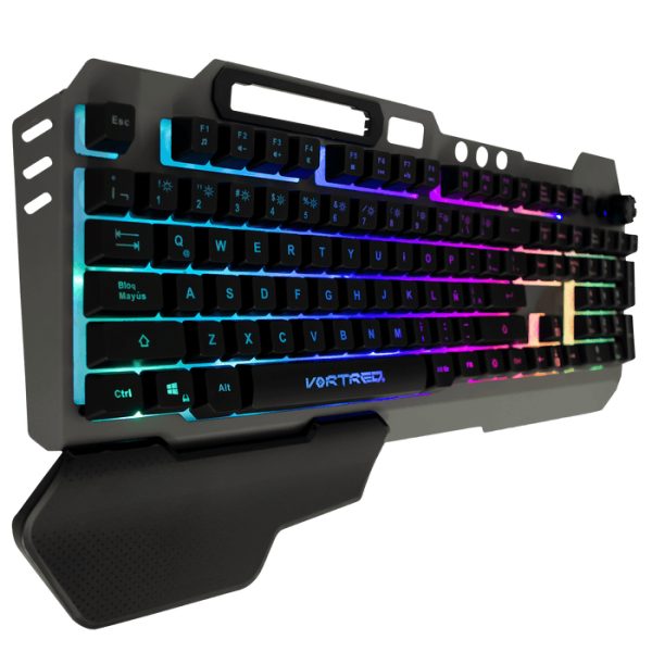 Perfect Choice HOLDER teclado Juego USB Negro - Imagen 2
