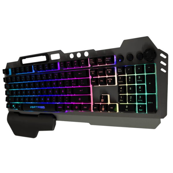 Perfect Choice HOLDER teclado Juego USB Negro - Imagen 3
