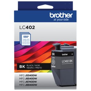 Brother LC402BK cartucho de tinta 1 pieza(s) Original Rendimiento estándar Negro