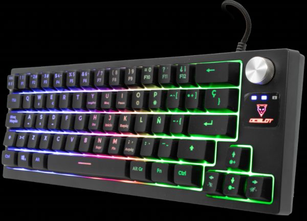 Ocelot Gaming OK-M60 teclado Juego USB Negro - Imagen 2