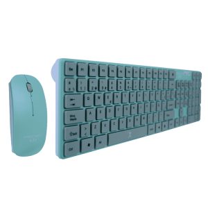 Perfect Choice PC-201243 teclado Ratón incluido Hogar RF inalámbrico Azul