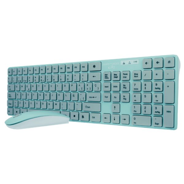 Perfect Choice PC-201243 teclado Ratón incluido Hogar RF inalámbrico Azul - Imagen 3
