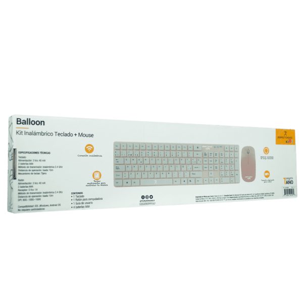 Perfect Choice PC-201243 teclado Ratón incluido Hogar RF inalámbrico Azul - Imagen 2