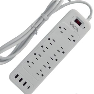 Vica SUPVIC060 extensión de corriente 1.8 m 10 salidas AC Interior