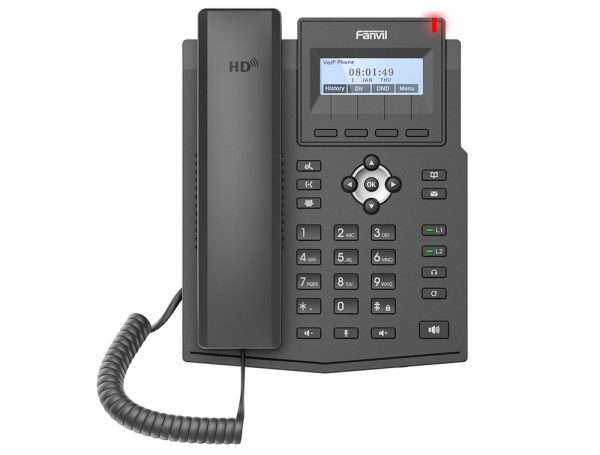 Fanvil X1SG teléfono IP Negro 2 líneas - Imagen 4