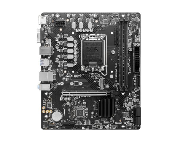 MSI PRO B760M-E DDR4 placa base Intel B760 LGA 1700 Micro ATX - Imagen 2