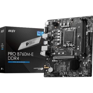 MSI PRO B760M-E DDR4 placa base Intel B760 LGA 1700 Micro ATX