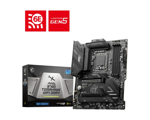 MSI MAG B760 TOMAHAWK WIFI DDR4 placa base Intel B760 LGA 1700 ATX