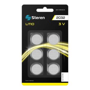 Steren BAT-CR2032/6 pila de uso doméstico Batería de un solo uso Litio