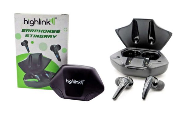 Highlink STINGRAY audífono y auriculare Inalámbrico Intra auditivo Música/cotidiano Bluetooth Negro