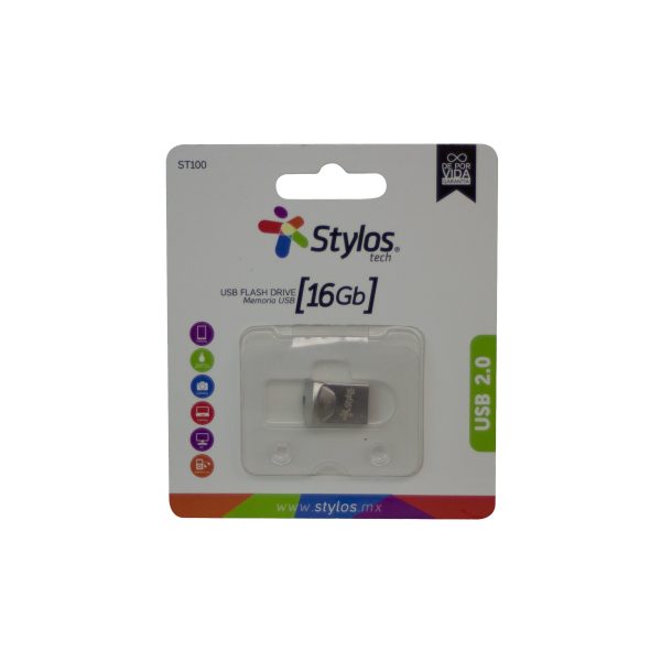 Stylos STMUS42S unidad flash USB 16 GB USB tipo A 3.2 Gen 1 (3.1 Gen 1) Plata - Imagen 3