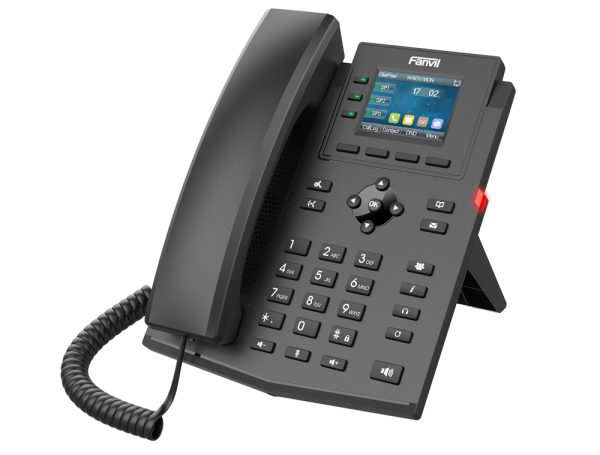 Fanvil X303P teléfono IP Negro 4 líneas LCD - Imagen 2