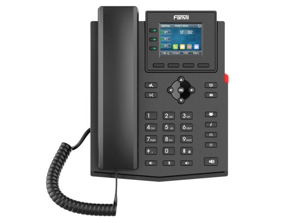 Fanvil X303P teléfono IP Negro 4 líneas LCD - Imagen 4