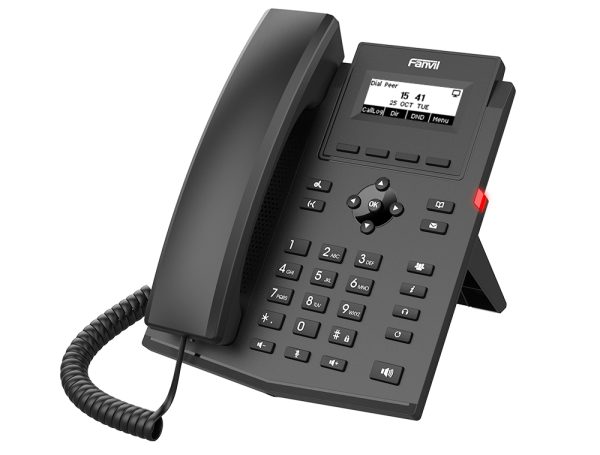 Fanvil X301P teléfono IP Negro 2 líneas LCD - Imagen 2