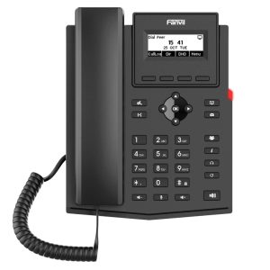 Fanvil X301P teléfono IP Negro 2 líneas LCD