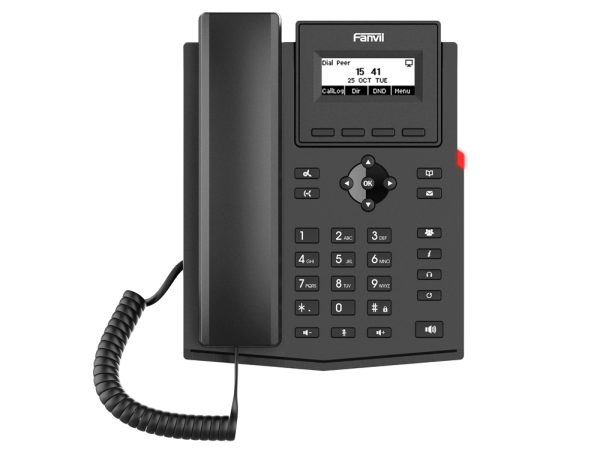 Fanvil X301P teléfono IP Negro 2 líneas LCD - Imagen 4