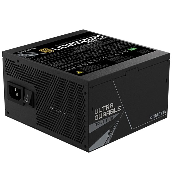 GIGABYTE GP-UD850GM PG5 unidad de fuente de alimentación 850 W 20+4 pin ATX ATX Negro - Imagen 4
