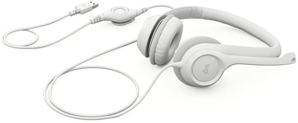 Logitech H390 Auriculares Alámbrico Diadema Oficina/Centro de llamadas USB tipo A Blanco - Imagen 2