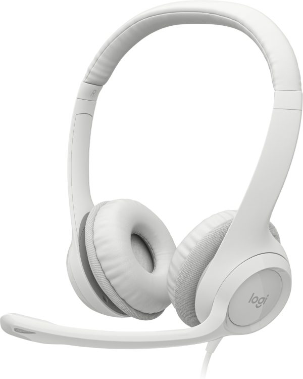 Logitech H390 Auriculares Alámbrico Diadema Oficina/Centro de llamadas USB tipo A Blanco