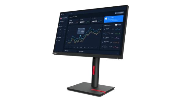 Lenovo ThinkVision T22i-30 LED display 54.6 cm (21.5") 1920 x 1080 Pixeles Full HD Negro - Imagen 2