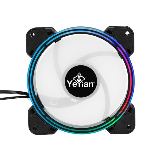 Yeyian YCF-3KFS-01 sistema de refrigeración de computadora Gabinete de la computadora Ventilador 12 cm Negro 3 pieza(s) - Imagen 4