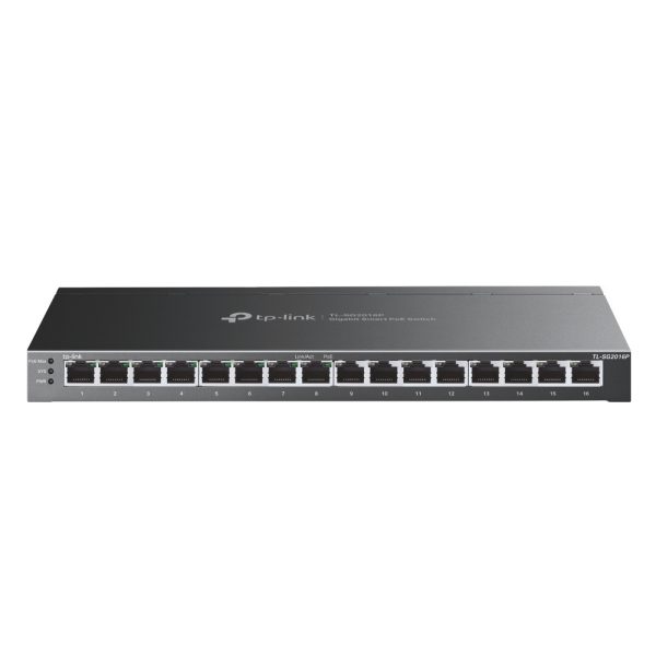 TP-Link JetStream TL-SG2016P dispositivo de redes L2/L3/L4 Gigabit Ethernet (10/100/1000) Energía sobre Ethernet (PoE) Negro - Imagen 2