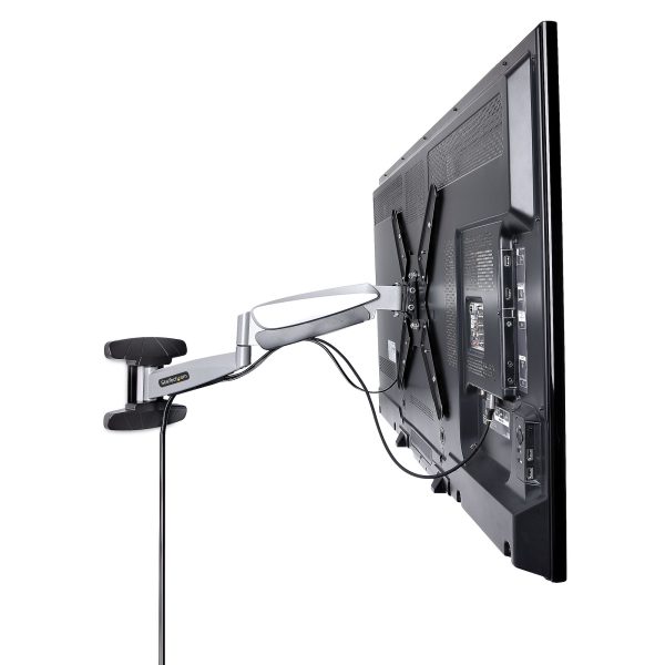 StarTech.com Soporte VESA de Pared para TV de 23 a 55 Pulgadas - Soporte Mural VESA - Ajustable con Movimiento Total - Brazo Colgador para Televisor - 30kg - Inclinación - Giro - Imagen 4