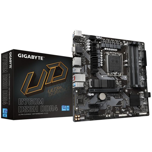 GIGABYTE B760M DS3H DDR4 placa base Intel B760 Express LGA 1700 Micro ATX
