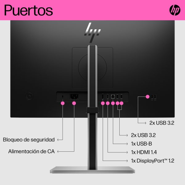HP Monitor FHD E24t G5 con pantalla táctil - Imagen 2